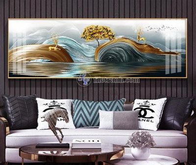 File gốc File tranh hiện đại pha lê gương KF105475 (vector) cho in ấn