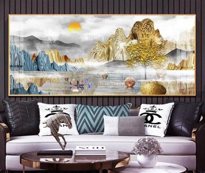 Chi tiết file tranh tráng gương File tranh hiện đại pha lê gương KF105502 (ảnh gốc)