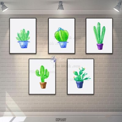 File gốc Tranh bộ nhiều tấm KF127 (in mica) làm bảng hiệu