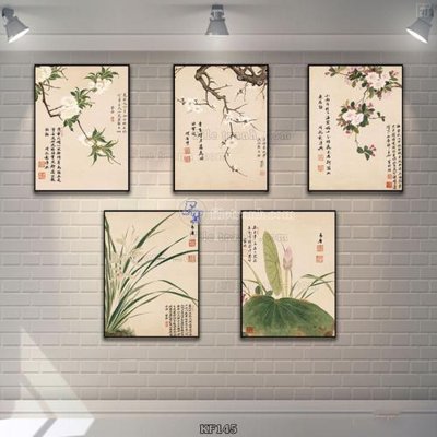File in ấn Tranh bộ nhiều tấm KF145 (bản gốc) cao cấp
