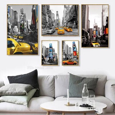 File in trần Tranh bộ nhiều tấm KF214 (bản gốc 3D) sống động