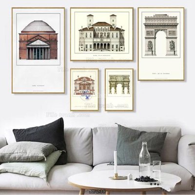 Hình ảnh gốc Tranh bộ nhiều tấm KF238 (để in khổ lớn)