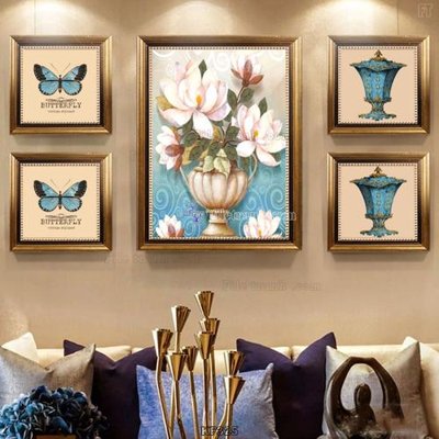 File in lụa Tranh bộ nhiều tấm KF325 (chất lượng cao) Tranh bộ nhiều tấm KF325