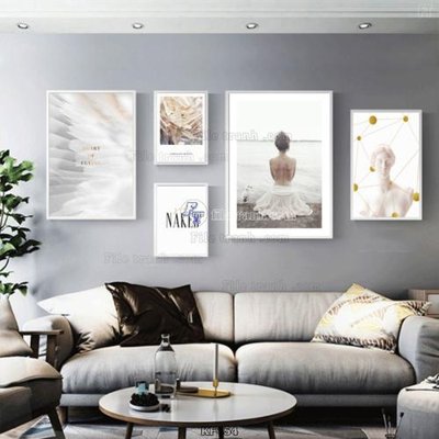 Tải file Tranh bộ nhiều tấm KF454 (ảnh gốc) in tranh kính