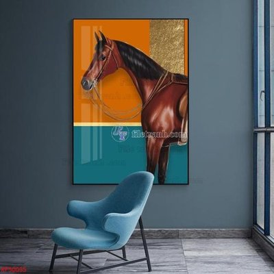 Download file ảnh gốc Tranh decor phủ gương hiện đại KF50035 để in ấn