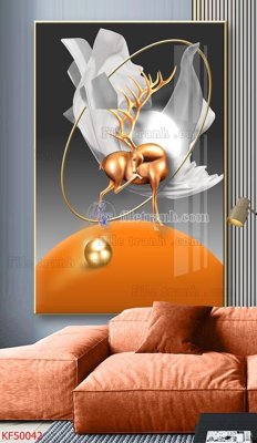 File PSD Tranh decor phủ gương hiện đại KF50042 (gốc) cho designer