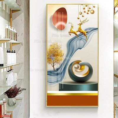 File tranh Tranh decor phủ gương hiện đại KF50063 (gốc) chủ đề tĩnh vật
