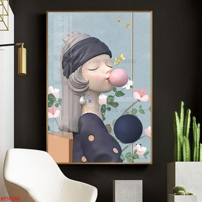 File gốc in ấn Tranh decor phủ gương hiện đại KF50146 chuẩn màu CMYK
