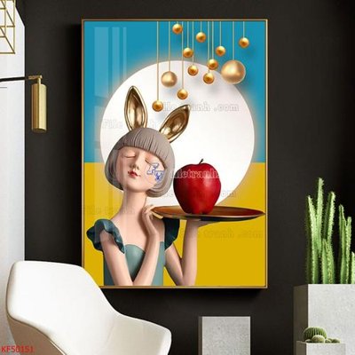 File PSD Tranh decor phủ gương hiện đại KF50151 (bản gốc) đã tách nền