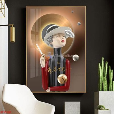 Tải về file tranh gốc Tranh decor phủ gương hiện đại KF50168 (để in quảng cáo)