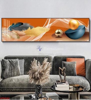 File gốc Tranh decor phủ gương hiện đại KF50182 (phong cách) cổ điển