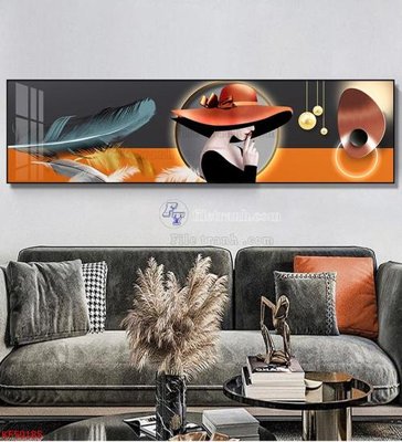 File ảnh gốc Tranh decor phủ gương hiện đại KF50185 (chuyên in mica)