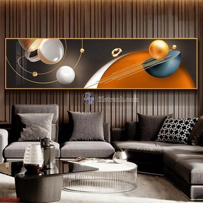 Download file gốc Tranh decor phủ gương hiện đại KF50210 (in lụa) nghệ thuật