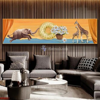 File tranh in tráng gương Tranh decor phủ gương hiện đại KF50217 (siêu nét)