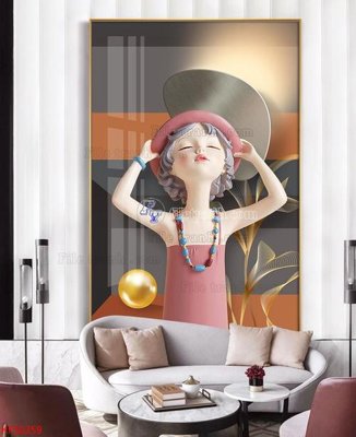 File PSD Tranh decor phủ gương hiện đại KF50259 (gốc) tách lớp chi tiết