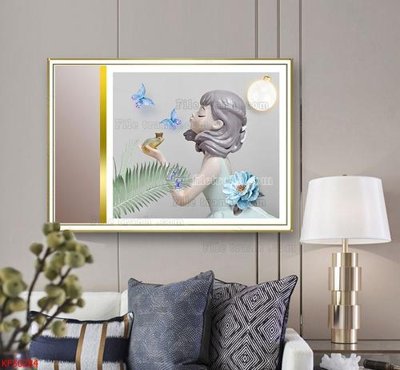 File in lụa Tranh decor phủ gương hiện đại KF50284 (phong cảnh) Tranh decor phủ gương hiện đại KF50284