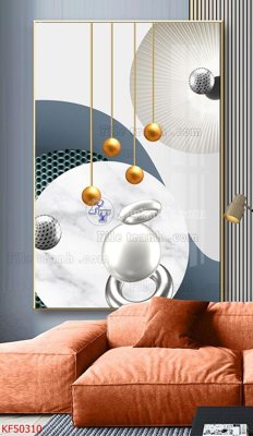 File gốc Tranh decor phủ gương hiện đại KF50310 (dành cho quảng cáo)