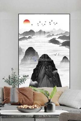 File gốc in tráng gương File tranh hiện đại pha lê gương KF60103 chi tiết