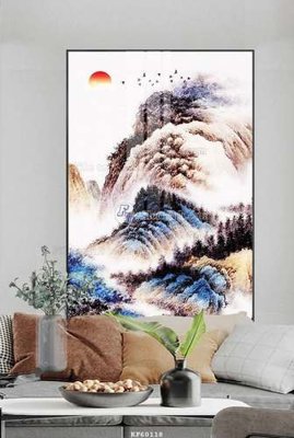 File gốc File tranh hiện đại pha lê gương KF60118 (thiết kế) độc quyền