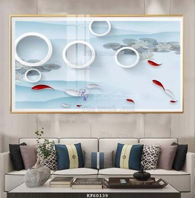 File tranh gốc File tranh hiện đại pha lê gương KF60139 (bản đẹp) độc quyền