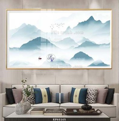 File tranh File tranh hiện đại pha lê gương KF60165 (ảnh gốc) chi tiết rõ ràng