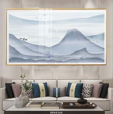 File gốc File tranh hiện đại pha lê gương KF60166 (phong cách) châu Âu