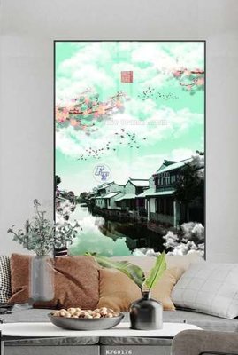 File PSD File tranh hiện đại pha lê gương KF60176 (nguyên bản) cho thiết kế