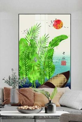 File gốc File tranh hiện đại pha lê gương KF60225 (trang trí) phòng làm việc