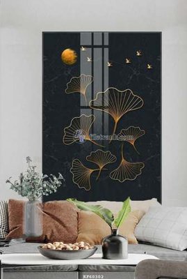 File gốc File tranh hiện đại pha lê gương KF60302 (chuẩn màu) cho in offset