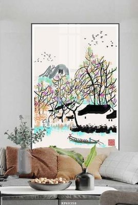 File PSD File tranh hiện đại pha lê gương KF60358 (gốc) cho designer