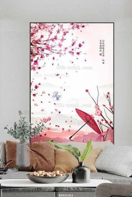 File tranh File tranh hiện đại pha lê gương KF60362 (file gốc) chủ đề phong thủy