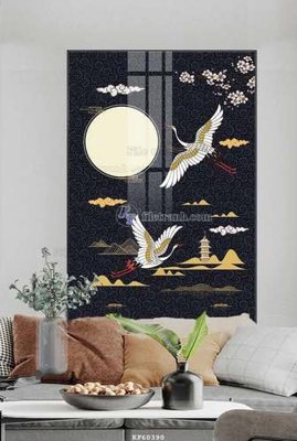 Tải file gốc File tranh hiện đại pha lê gương KF60390 (in khổ lớn) quảng cáo