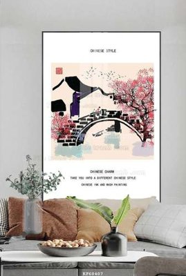 File tranh File tranh hiện đại pha lê gương KF60407 (bản gốc) in lụa 5D