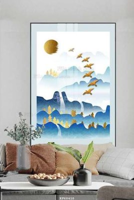 File tranh File tranh hiện đại pha lê gương KF60410 (gốc) in trên kính