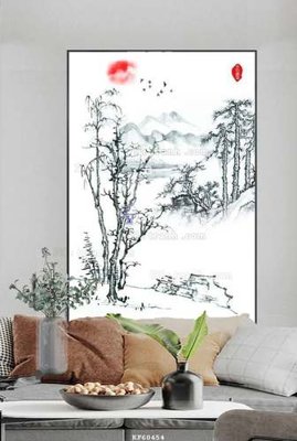 File tranh File tranh hiện đại pha lê gương KF60454 (bản gốc) treo tường