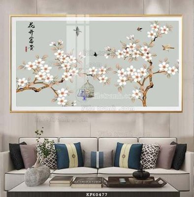 File tranh File tranh hiện đại pha lê gương KF60477 (bản gốc) in canvas
