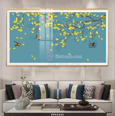 File ảnh File tranh hiện đại pha lê gương KF60494 (gốc) trang trí khách sạn