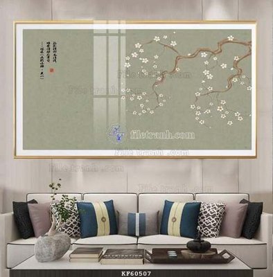 Tải file File tranh hiện đại pha lê gương KF60507 (gốc) chủ đề phong thủy