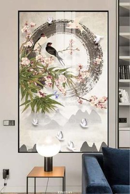 File gốc File tranh hiện đại pha lê gương KF60543 (vector) cho in ấn