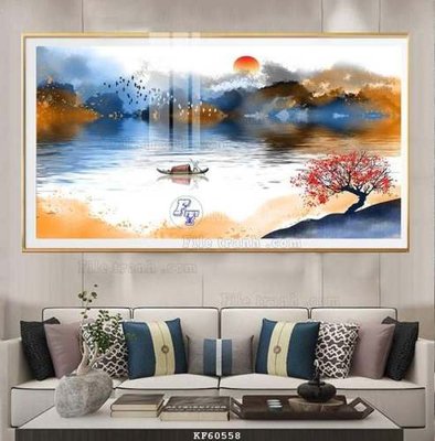 File ảnh File tranh hiện đại pha lê gương KF60558 (gốc) in quảng cáo ngoài trời