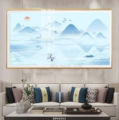 File gốc File tranh hiện đại pha lê gương KF60562 (ảnh rõ nét) để in