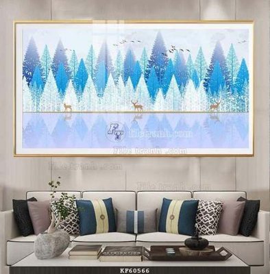 File gốc File tranh hiện đại pha lê gương KF60566 (in ấn) không giới hạn