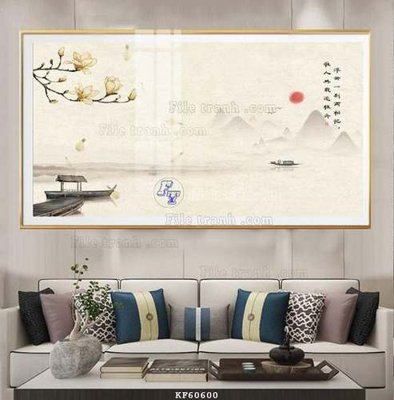 Tải file File tranh hiện đại pha lê gương KF60600 (PSD) cho in tranh 3D