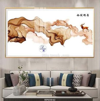 Download file gốc File tranh hiện đại pha lê gương KF60642 (in mica) trang trí