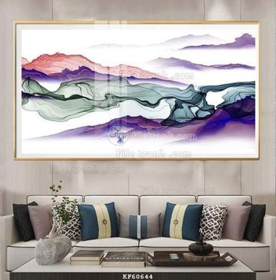 File tranh File tranh hiện đại pha lê gương KF60644 (gốc) chủ đề trừu tượng