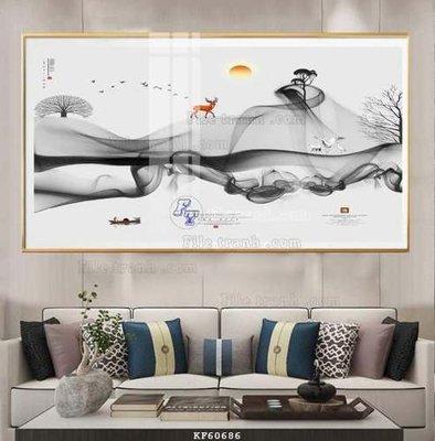 File gốc File tranh hiện đại pha lê gương KF60686 (cho in ấn) từ kho Filetranh