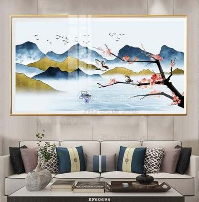 Ảnh gốc File tranh hiện đại pha lê gương KF60694 (độ nét cao) in tráng gương