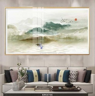 File gốc File tranh hiện đại pha lê gương KF60706 (in lụa) tranh mã đáo