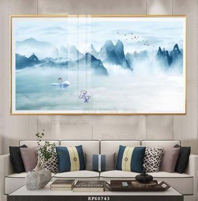 File gốc File tranh hiện đại pha lê gương KF60743 (phong cách) tối giản