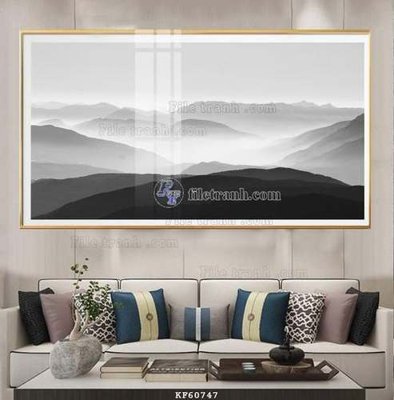 File tranh File tranh hiện đại pha lê gương KF60747 (gốc) chủ đề thành phố